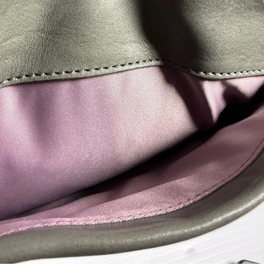 Coach | Vintage 2000s Y2K Large Grey Hobo Genuine Leather